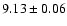 $9.13 \pm 0.06$