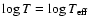 $\log{T}=\log{T}_{\rm eff}$