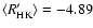 $\langle R'_{{\rm HK}}\rangle = -4.89$
