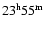 $23^{\rm h}55^{\rm m}$