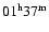 $01^{\rm h}37^{\rm m}$