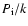 $P_{\rm i}/k$