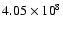$4.05\times{10}^8$