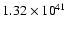 $1.32\times{10}^{41}$