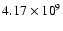 $4.17\times{10}^9$