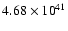 $4.68\times{10}^{41}$