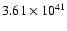 $3.61\times{10}^{41}$