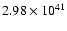 $2.98\times{10}^{41}$