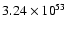 $ 3.24\times{10}^{53}$