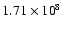 $1.71\times{10}^8$