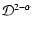 ${\cal D}^{2-\alpha}$