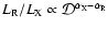 $L_{{\rm R}}/L_{{\rm X}}\propto{\cal D}^{\alpha_{\rm X}-\alpha_{\rm
R}}$