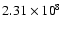 $2.31\times{10}^8$