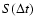 $S(\Delta t)$
