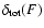 $\delta_{\rm {tot}}(F)$