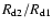 $R_{ \rm d2}/R_{\rm d1}$