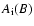 $A_{\rm i}(B)$