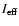 $I_{\rm eff}$