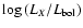 $\log{(L_{X}/L_{\rm bol})}$