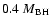 $0.4 ~{M_{\rm BH}}$