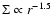 $\Sigma \propto r^{-1.5}$