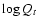 $\log Q_t$