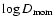 $\log D_{\rm mom}$