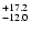 $\rm ^{+ 17.2}_{-12.0}$