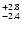 $\rm ^{+ 2.8}_{ -2.4}$