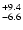 $\rm ^{+ 9.4}_{ -6.6}$