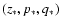 $(z_\ast,p_\ast, q_\ast)$