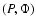 $(P,\Phi)$