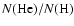 $N({\rm He})/N({\rm H})$