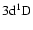 $ \rm 3d ^{1}D$