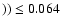 $))\leq0.064$