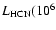 $L_{\rm HCN}(10^6$