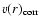 $v(r)_{\rm corr}$
