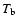 $T_{\rm b}$