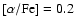 $[\alpha/{\rm Fe}]=0.2$