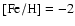 ${\rm [Fe/H]} = -2$