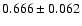 $0.666\pm0.062$