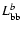 $L_{\rm bb}^b$