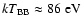 $k{T}_{\rm BB} \approx 86~{\rm eV}$