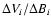 $\Delta
V_i/\Delta B_i$