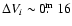 $\Delta
V_i \sim 0\hbox{$.\!\!^{\rm m}$ }16$