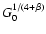 ${G_0^{1/(4+\beta)}}$