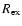 $R_{\rm ex}$