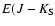 $E(J-K_{\rm S}$
