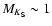 $M_{K_{\rm S}}\sim1$