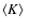 $\mbox{$\langle K\rangle$ }$